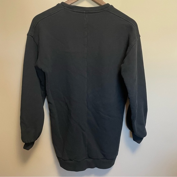 Aritzia The Group Babaton Black Crewneck Sweatshirt Women’s Oversized XXS - Picture 6 of 6